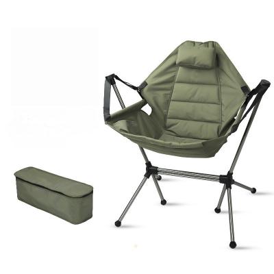 China Modern Luxury Comfortable Adjustable Padded Foldable Rocking Camping Chair With Carry Shoulder - Buy Camping Chair With Carry Sh for sale