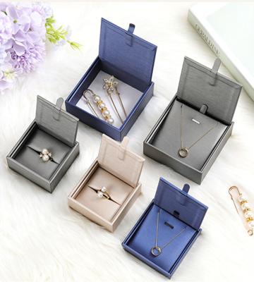 China Wholesale Custom Leather Jewelry Package Logo Leather Jewelry Box Ring Box Necklace Bracelet Earrings Luxury Jewelry Set Box for sale