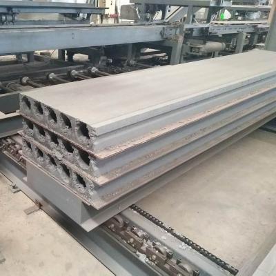 China Lightweight extrusion cavity core wall panel machine roof tiles/hollow core floor panels for precast concrete house for sale