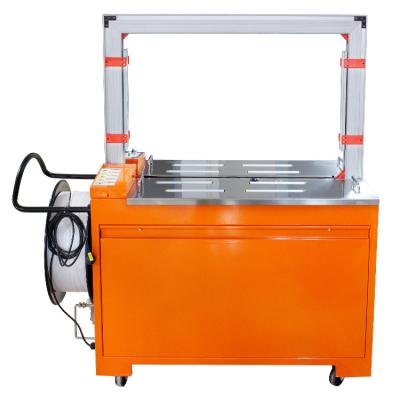 China Full Automatic Food Corrugated Cardboard Carton Strapping Machine Strapper Machine for sale