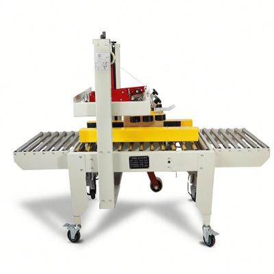 China Semi automatic food carton top and bottom sealer for sale