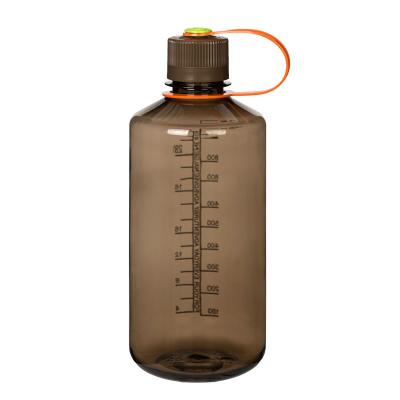 China 1000ml BPA SUSTAINABLE Plastic Narrow Mouth Small Sport Tritan Material Water Bottle for sale