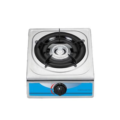 China Commercial Model Stainless Steel Single Burner Gas Stove (GS007-3) for sale