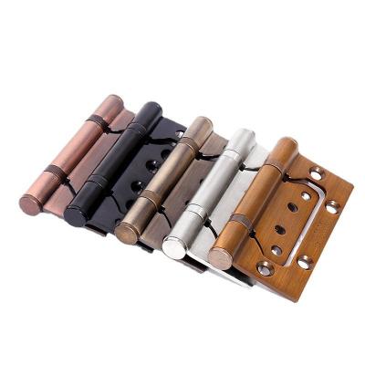 China 4 Inch 304 Stainless Steel Silent Butterfly Hinge Wood Door Hinges For Small Doors Heavy Hardwares Folding for sale