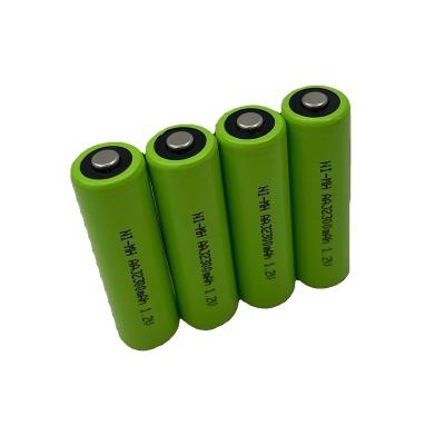 China Rechargeable Video Game Player AA NI-MH Battery Cells 2300mah 2200mah OEM Customized Type Material Original Certificate Safety Check for sale