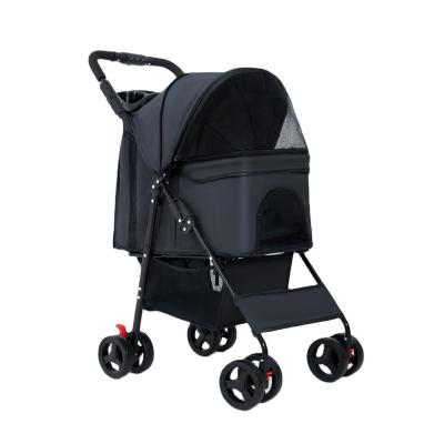 China YZ01-C Breathable Pet Strollers Front Wheel 360 Degree Rotates Shockproof Comfortable Safe For Traveling Pet Trolley For Cats And Dogs for sale