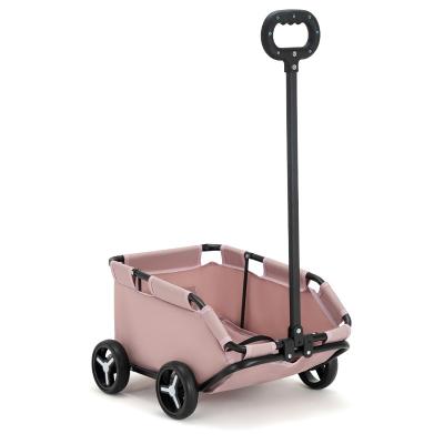 China Outdoor Pet Supplies Convenient MIN09 Pull Rod Rotation Free Adjustment Small Pet Trolley Strollers for sale