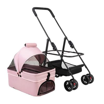 China Outdoor Pet Supplies LC02-X Manufacture Wholesale High Quality Easy Walk Pet Travel Carrier 4 Wheels for sale