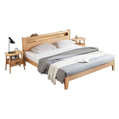 China (Size)Adjustable Italian Solid Wood Frame Queen Size Beds With Phone Charged Function for sale