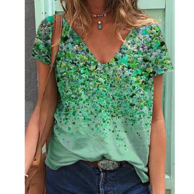 China Wholesale Cheap High Quality Fashion Summer Short Sleeve Anti-Pilling Oversized Tees Shirts For Women for sale