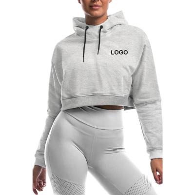 China Anti-pilling 2021 good price high quality cropped hoodie women long sleeve new fashion for sale