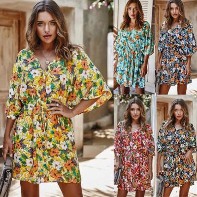 China Hot Sale Fashion Dresses 2021 Cheap Dresses Women Lady Summer Breathable for sale