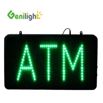 China 58*36 Panel Size Single Green LED ATM Open Display Sign for OEM at Affordable for sale