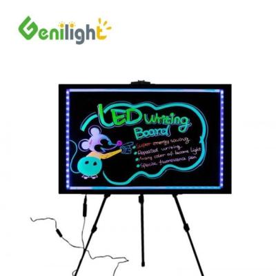 China Good Anti-Wind Ability Newest Writable LED Sign Writing Board with Marker Pen for sale