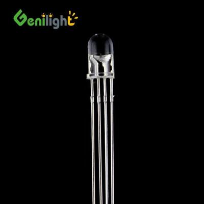 Κίνα Διαφανής 3mm/5mm/8mm/10mm LED διόδος με Ultra Bright 4-Pin Round Top Emitter Περιγραφή - προς πώληση