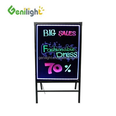 China IP Rating Lifespan hours Erasable Neon Message Drawing Learning Sign Board with Vivid Liquid Chalk Markers for sale