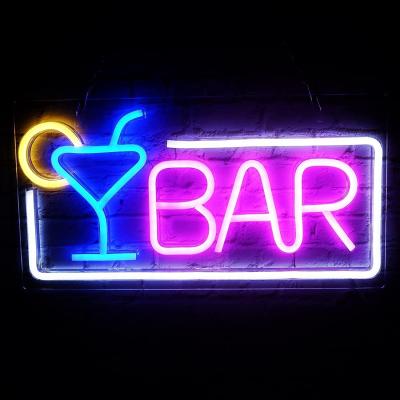 China Dimmable LED Neon Light for Home Bar Wall Decor USB Powered Neon Bar Signs for sale