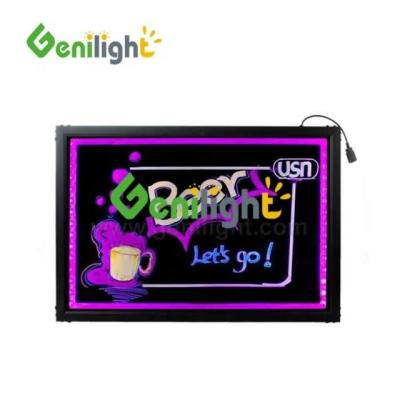 China Ultra Thin Tempered Glass Or Actylic LED Message Board with AC 110 V--240 V Input for sale