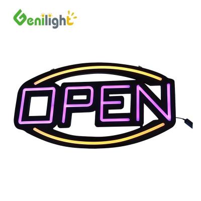 Китай Passion Party Custom LED Neon Open Sign CE RoHS LVD Certified и анимационный дисплей продается