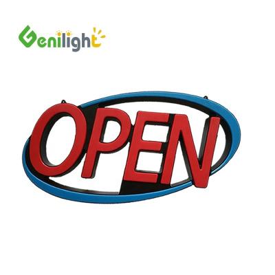 China Get Your Business Seen Anytime Ultra Bright Large LED Neon Open Sign with Remote Control for sale