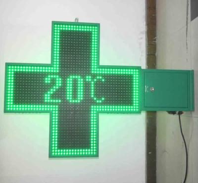 China Digitale LED-Plakatanzeige für Apotheken Kreuzschild 80 cm Einfarbig/Dreifarbig zu verkaufen