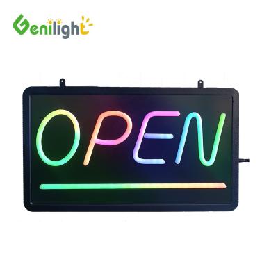 China Genilight Farbenfrohe Neon-LED-Werbeplatte zu verkaufen