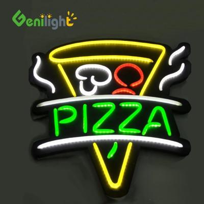 China LED-Pizza-Schild mit individuellem Logo mit langer Lebensdauer GLT-FNS002 zu verkaufen