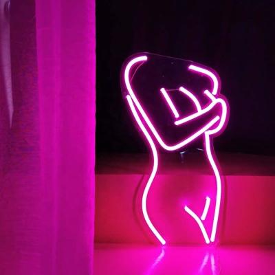 China Sexy Lady Neon Schild für Schlafzimmer Mann Höhle Bar Shop Home Party Kunst Dekor Energieverbrauch 1 zu verkaufen