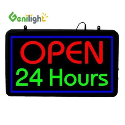 China CE ROHS gecertificeerd Best Battery Powered Flex 24 Hours Lettering Sign Led Neon Open Signs Te koop