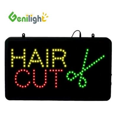 China Genilight Indoor 56*33cm Salão de cabelo alto brilhante Corte de cabelo painel de luz aberto para salões à venda