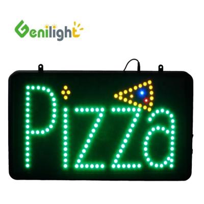 China 56*33 Panelgröße LED-Neon-Offenschild für Innenwerbung in Pizzahäusern zu verkaufen