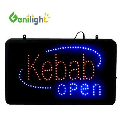 China Indoor Advertising 56*33cm RGB LED Moving Open Sign with Long Lifespan from Original for sale