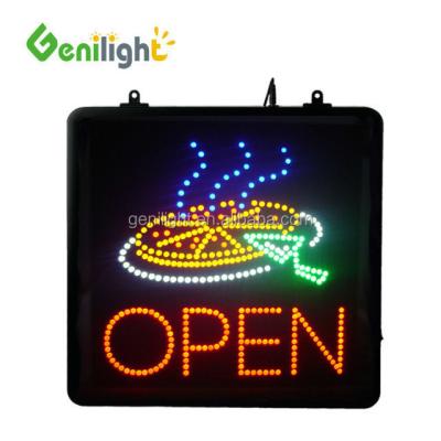 中国 電子 GLT-LSA5345-007 カラーLEDライト PIZZA OPEN ディスプレイサイン 販売のため