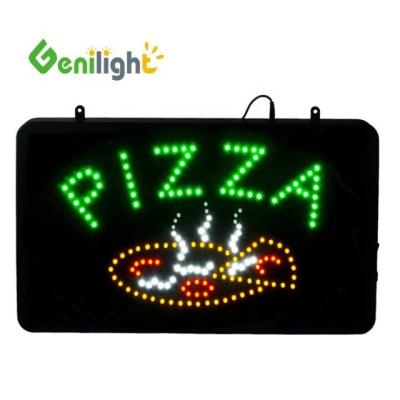 China Customized Shape LED Lighting Pizza Display Sign for Store Window in PC Material for sale