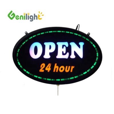 China Indoor Decoration LED Sign Board Open 24 uur 5 mm Helderheid LED Te koop