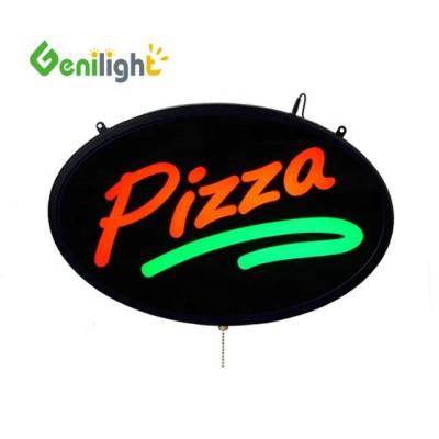 China Rechargeable Battery Powered 12V Custom Pizza Neon Sign CE ROHS LVD Certified for sale