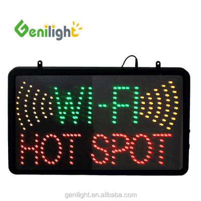 China 100000h Light Life Expectancy LED Sign for Open Hotspot and Free Wi-Fi Internet Cafe for sale