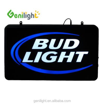 Chine Rectangle Logo personnalisé Lumière Bière Accrochage LED Signes lumineux au néon avec tension d'entrée 12V à vendre