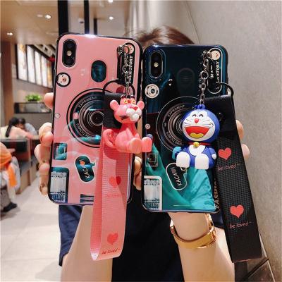 China Camera Design Women Cross - Body Slim Drop Resistance 3D Camera Design Silicone Cell Phone Case With Strap For iPhone 11 X XS SE for sale