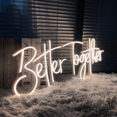 China Customization Neon Sign Manufacturer Hot Selling DIY Decorative Lighting Letters Acrylic Led To Flex Neon Lights Wedding Neon Sign Party Neon Signs for sale