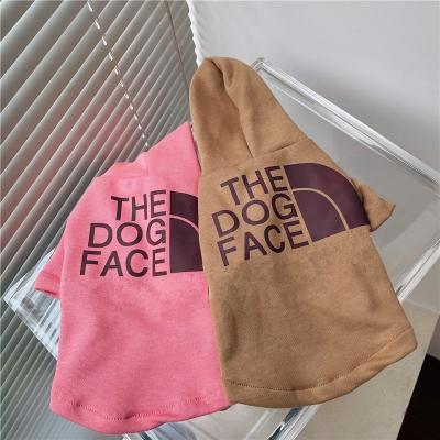 China Stocked Trendy Designer Inspired Hoodies Plain Cotton Polyester Pet Big Dog Apparel Clothes Big Ropa Para Perros for sale