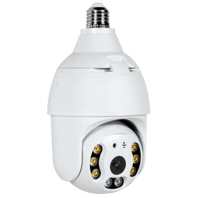 China Human Motion Tracking Pan Tilt Digital Zoom Waterproof Indoor or Outdoor Security TUYA 2mp 1080p Bulb Holder tuya ptz IP Camera for sale