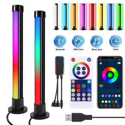 China Eco-friendly Intelligent Ambient LED Light Pickup Rhythm Lamp Lights Music Backlight Sync 210 Stage Modes Rhythm Light Guides LED Play Game DJ Room Decor for sale