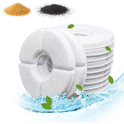 China Viable Replacement Activated Carbon Filter for Cat Water Drinking Fountain Replaced Filters Flower for Round Dog Fountain Dispenser for sale