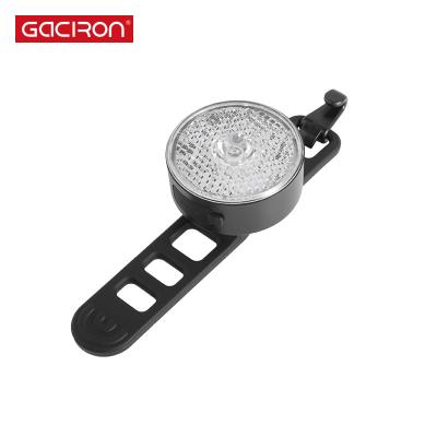 China PC/ABS Plastic/Silicone Motion Sensor Safety Warning 20Lumen LED Rechargeable Bike Light Strap Handlebar Holder Bicycle Light for sale