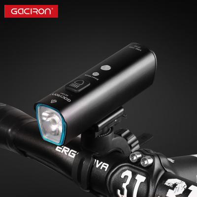 China Smart / Manual Mode Gaciron Bike Front Light Rainproof USB Rechargeable Bicycle 1500LM Light Cycling Torch LED Flashlight Led Headlight For Bike for sale