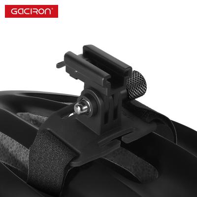 China Machining Gaciron Plastic Other Bicycle Accessories Parts Helmet Adapter Bracket Adjustable Strap Helmet Mount for sale