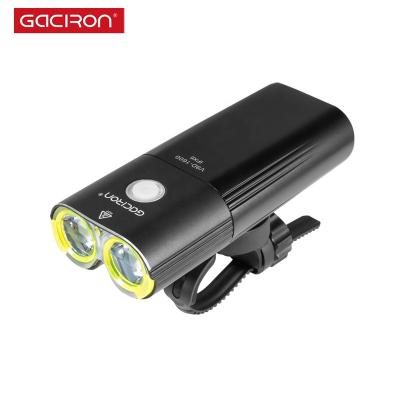 China Alumunium Alloy/Engineering Plastic IPX6 Waterproof V9D 1600Lumen MTB Cycling Remote Control Power Bank Led Cycling Light USB Bicycle Light for sale