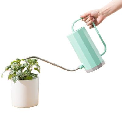 China Indoor Garden Tools RUIPU 1200mL Watering Pot Stainless Steel Long Beak Watering Cute Nordic Modern Gardening Watering Box for sale