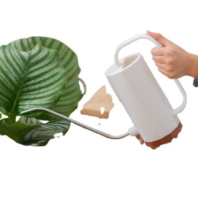 China Garden Tools RUIPU 1200mL Small Plastic Zhejiang Small Plastic Zhejiang Watering Pot Stainless Steel Long Spout Indoor Plant Watering Can for sale